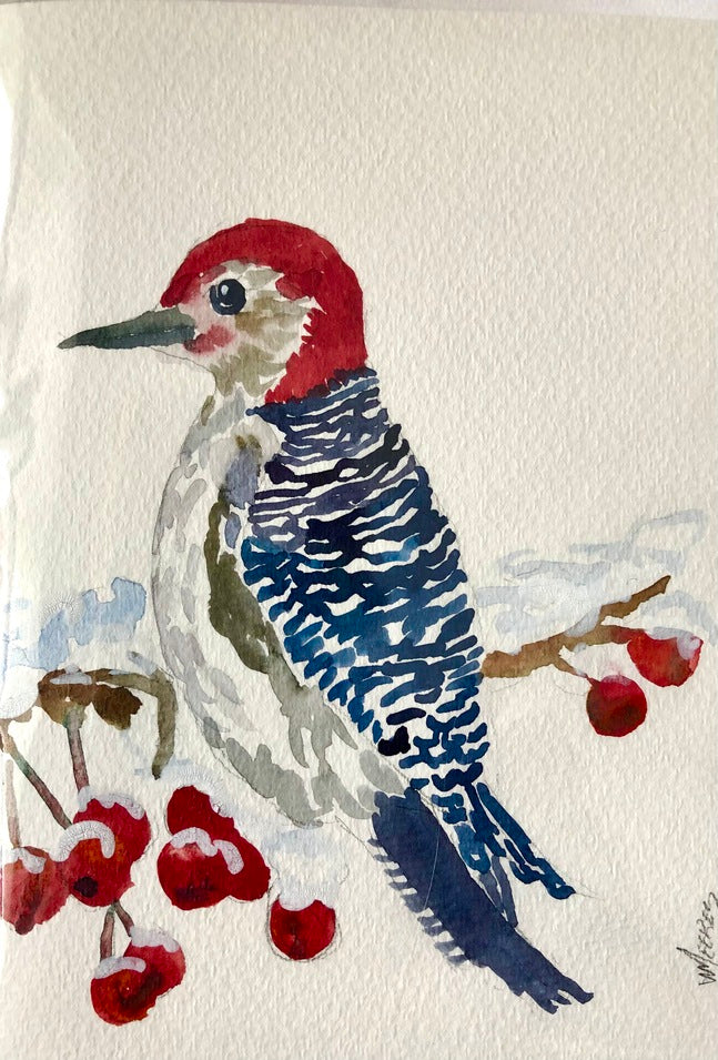 Christmas Card - Flicker Bird