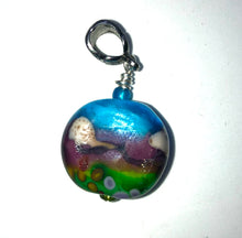 Load image into Gallery viewer, Landscape glass bead pendant
