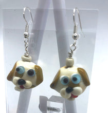 Load image into Gallery viewer, Dogs - Lampwork Glass Bead Earrings
