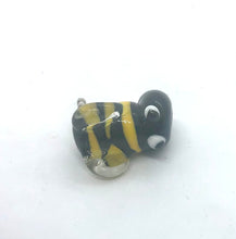 Load image into Gallery viewer, Lampwork glass bee pin
